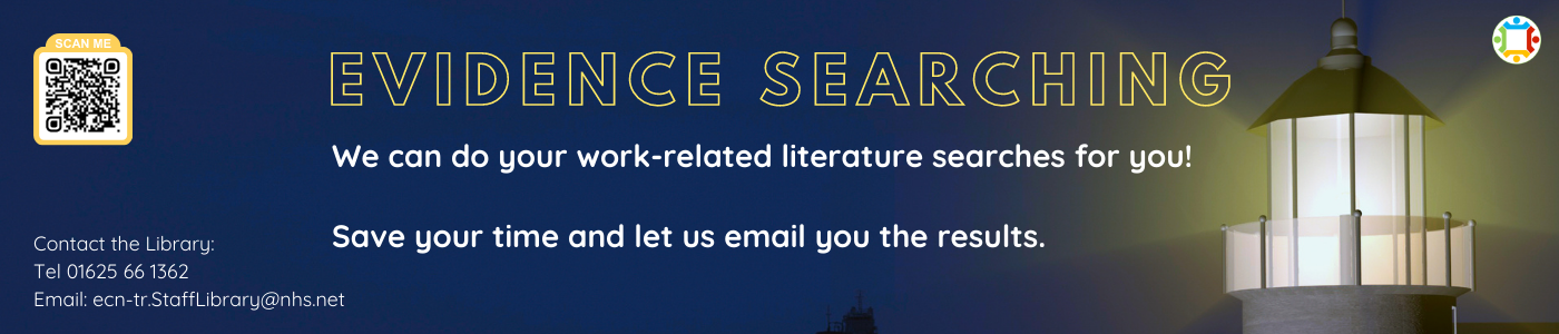 Picture of a lighthouse. Evidence searching. We can do your work-related literature searches for you! Save your time and let us email you the results.