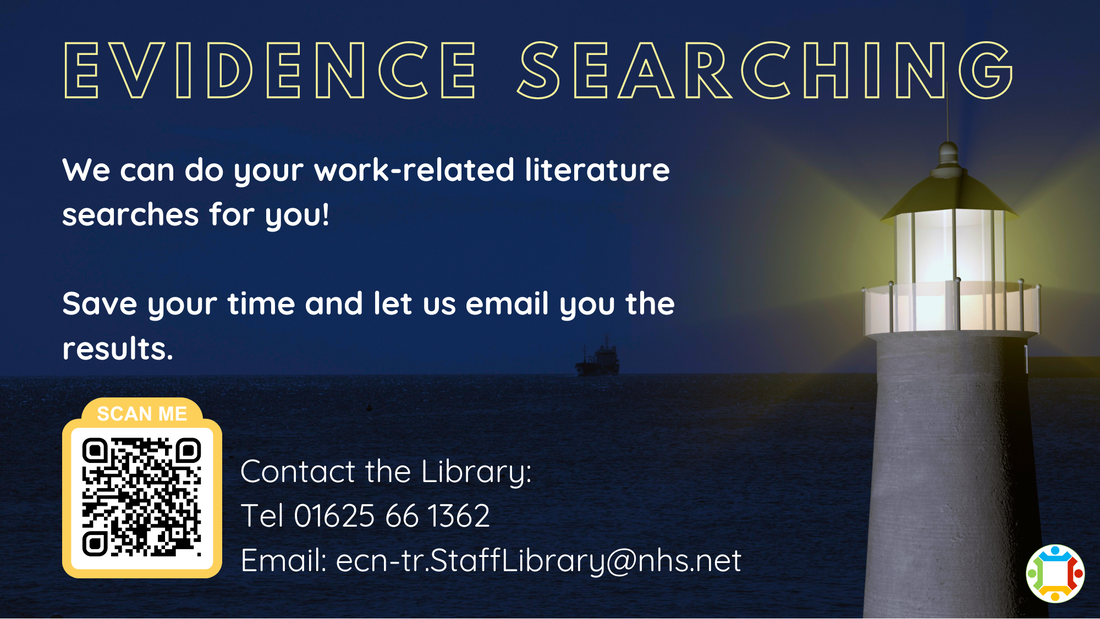 We can do evidence searches for you - click here to requsest a search
