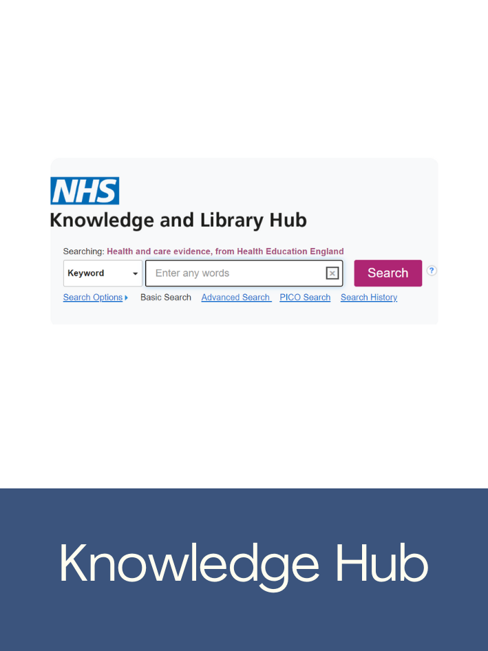 Click here to access the NHS Knowledge and Library Hub discovery system
