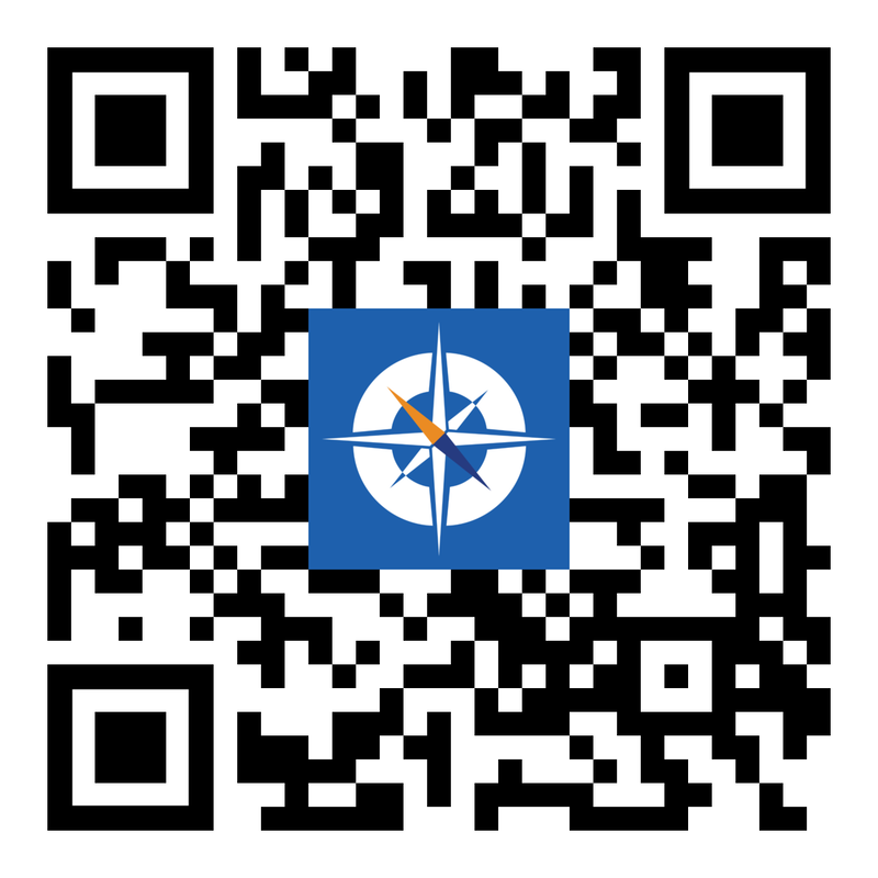 QR code links to library catalogue